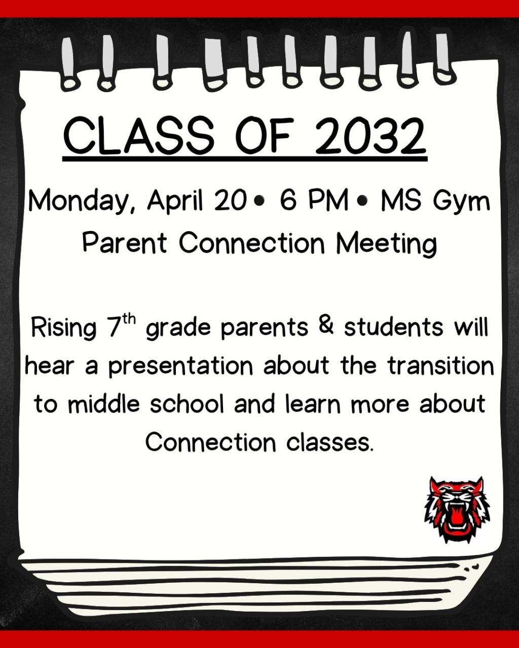 Rising 7th Grade Parent Meeting